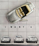 Porsche 356B Cabrio - silber