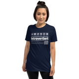 Introvertiert Unisex-Shirt