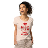 Keep Calm and love Aussee Damenshirt