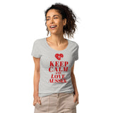 Keep Calm and love Aussee Damenshirt