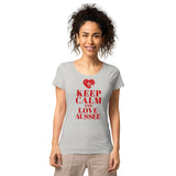 Keep Calm and love Aussee Damenshirt