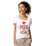 Keep Calm and love Aussee Damenshirt