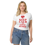 Keep Calm and love Aussee Damenshirt