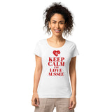 Keep Calm and love Aussee Damenshirt