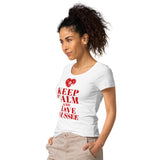 Keep Calm and love Aussee Damenshirt