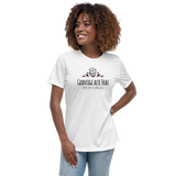 Grantige alte Frau / Lockeres Damen-T-Shirt