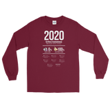 2020 rezensiert Herren-Langarmshirt - Kastanienbraun / S