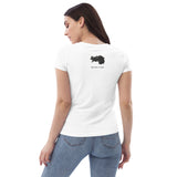 Do bin i her (Steiermark) - Enganliegendes Öko-T-Shirt für Damen