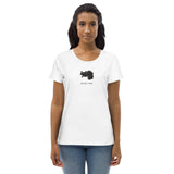 Do bin i her (Steiermark) - Enganliegendes Öko-T-Shirt für Damen
