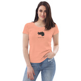 Do bin i her (Steiermark) - Enganliegendes Öko-T-Shirt für Damen