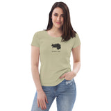 Do bin i her (Steiermark) - Enganliegendes Öko-T-Shirt für Damen