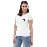Do bin i her (Steiermark) - Enganliegendes Öko-T-Shirt für Damen