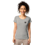 Flickenherz Basic Bio-T-Shirt für Damen