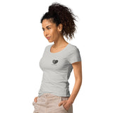 Flickenherz Basic Bio-T-Shirt für Damen