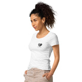 Flickenherz Basic Bio-T-Shirt für Damen