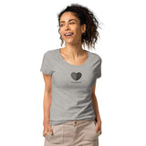 Flickenherz Basic Bio-T-Shirt für Damen