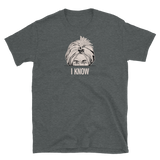 I Know - Retro Gedankenleser T-Shirt - Dunkles Heather / S -