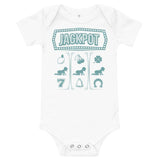 Jackpot Strampler / Einfarbig - Weiß / 3-6m - Trixtaa,