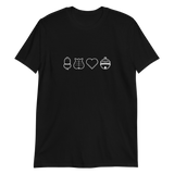 Kartensymbole Basic Unisex-T-Shirt