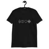 Kartensymbole Basic Unisex-T-Shirt