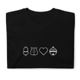 Kartensymbole Basic Unisex-T-Shirt