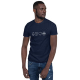 Kartensymbole Basic Unisex-T-Shirt