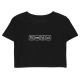 Eat, Sleep, Rock, Repeat - Bio-Crop-Top