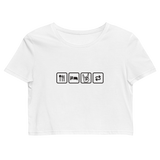 Eat, Sleep, Rock, Repeat - Bio-Crop-Top