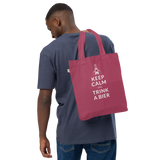 Keep calm und trink a Bier / Bio-Fashion-Stoffbeutel