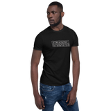 Steinscheißer Karl Kurzärmeliges Unisex-T-Shirt