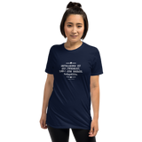 Intelligenz / Hawking Zitat / Unisex Shirt