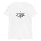 Intelligenz / Hawking Zitat / Unisex Shirt