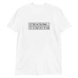 Steinscheißer Karl Kurzärmeliges Unisex-T-Shirt