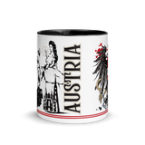 Austria Tasse mit farbiger Innenseite