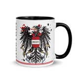 Austria Tasse mit farbiger Innenseite