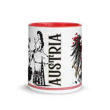 Austria Tasse mit farbiger Innenseite