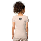 Lebkuchenherz / Grunge - Basic Bio-T-Shirt für Damen