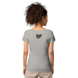 Lebkuchenherz / Grunge - Basic Bio-T-Shirt für Damen