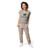 Lebkuchenherz / Grunge - Basic Bio-T-Shirt für Damen