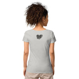 Lebkuchenherz / Grunge - Basic Bio-T-Shirt für Damen