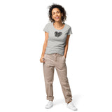 Lebkuchenherz / Grunge - Basic Bio-T-Shirt für Damen