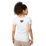 Lebkuchenherz / Grunge - Basic Bio-T-Shirt für Damen
