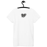 Lebkuchenherz / Grunge - Basic Bio-T-Shirt für Damen
