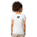 Lebkuchenherz / Grunge - Basic Bio-T-Shirt für Damen