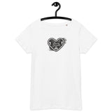 Lebkuchenherz / Grunge - Basic Bio-T-Shirt für Damen