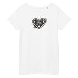 Lebkuchenherz / Grunge - Basic Bio-T-Shirt für Damen