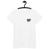 Lebkuchenherz / Grunge - Basic Bio-T-Shirt für Damen