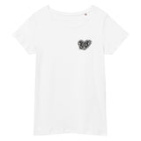 Lebkuchenherz / Grunge - Basic Bio-T-Shirt für Damen