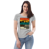 Dahoam is wo da Grimming steht / Enganliegendes Öko-Shirt für Damen