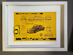 Porsche Carrera - gelb